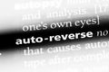 auto-reverse Royalty Free Stock Photo