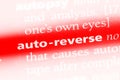 auto-reverse Royalty Free Stock Photo