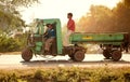 Auto rickshaw on indian road