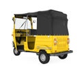 Auto Rickshaw Isolated