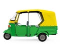 Auto Rickshaw Isolated