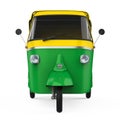 Auto Rickshaw Isolated