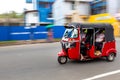 Auto rickshaw rides at high speed Sri Lanka