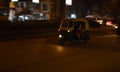 Auto rickshaw on the streets of kolkata city India . Royalty Free Stock Photo