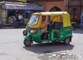 Auto rickshaw taxi in Jodhpur, India.