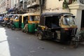 Auto rickshaws in Jaipur, India