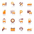 Auto service & repair icons