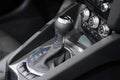 auto shift car gear lever. Royalty Free Stock Photo