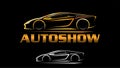 Auto Show Car Logo Vector Illustration. Suitable for any business related to car show or automotive industry