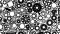 Auto spare parts and gears, seamless pattern for your design