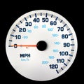 Auto Speedometer Royalty Free Stock Photo