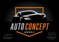 Auto sports car logo design