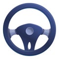 Auto steering wheel icon, cartoon style Royalty Free Stock Photo