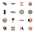 Auto tuning icon set