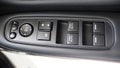 Auto window button control equipment or modern switch of interior car Royalty Free Stock Photo