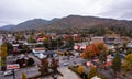 Auto Zone store and other businesses in Grants Pass, Oregon.