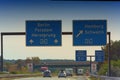 Autobahn sign in Germany