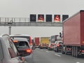 Autobahn unfall Royalty Free Stock Photo