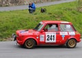 Autobianchi A112 Abarth race during the 64th Sanremo rally