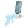 Autobody sprayer icon cartoon vector. Paint spray Royalty Free Stock Photo