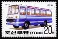 Autobus - Pjongjang 86, International Stamp Exhibition - Essen - Buses and Tramsserie, circa 1992