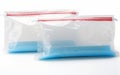 Autoclave Bags on White Background