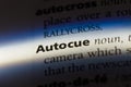 autocue Royalty Free Stock Photo