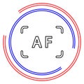 Autofocus vector icon