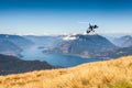 Autogyro flight Royalty Free Stock Photo