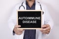 Autoimmune Disease. Health and medical concept