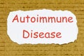 Autoimmune disease healthcare medical illness disorder cardboard cutout