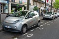 Autolib' electric car sharing service in Paris Royalty Free Stock Photo