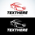 `Autologo` car logotype - car service and repair, vector set. Car logo. auto theme logo. Black & white.