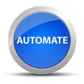 Automate blue round button