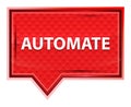 Automate misty rose pink banner button
