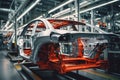 Automated assembly line for robot manipulators for the production of high-tech electric vehicles running on clean energy.