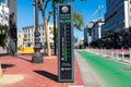 Automated bicycle counter with digital display