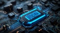 Automated Document Analysis Using Machine Learning Algorithms, Digital Interface Depicting Advanced Data Processing Royalty Free Stock Photo