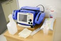 Cardiac resuscitation device ready to be used Royalty Free Stock Photo