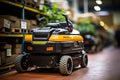 Automated Guided Vehicle (AGV) in Action: Revolutionizing Factory Material Transportation