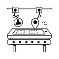 Automated mobile phone production line for efficient manufacturing processes