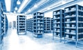 Automated modern warehouse