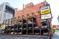 Automated multi story parking system in New York