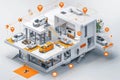 Automated networking security in IoT home systems observes detection patterns, integrating protective measures with cameras and st