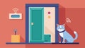 An automated pet door that only opens for your pets via a microchip or collar sensor keeping unwanted critters out
