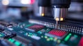 Automated Precision Machine Soldering Circuit Boards in Modern Industrial Factory