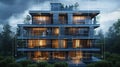 Automated property management - a smart building equipped with sensors and artificial intelligence technology that