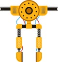 Automated robotic arms gripping components along a production line in a modern factory, showcasing advanced machinery