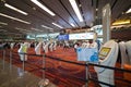 Automated self-service kiosks at the departure hall of Terminal 1, Singapore Changi Airport, February 2023