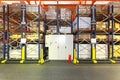 Automated shelving warehouse